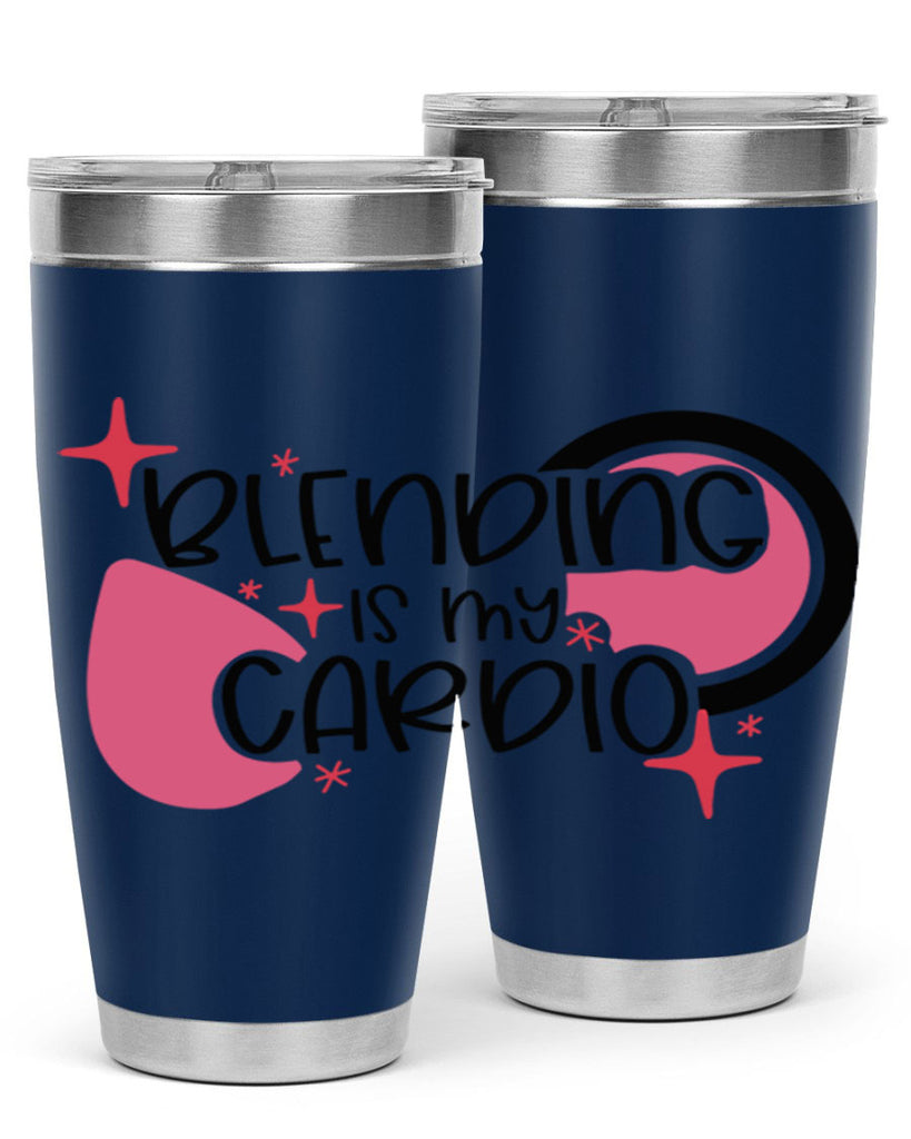 Blending Is My Cardio Style 128#- make up- Tumbler