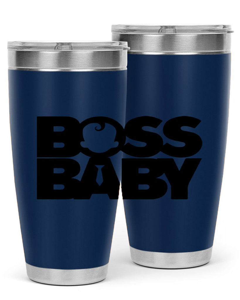 Boss Baby On Board 1#- black words phrases- Cotton Tank