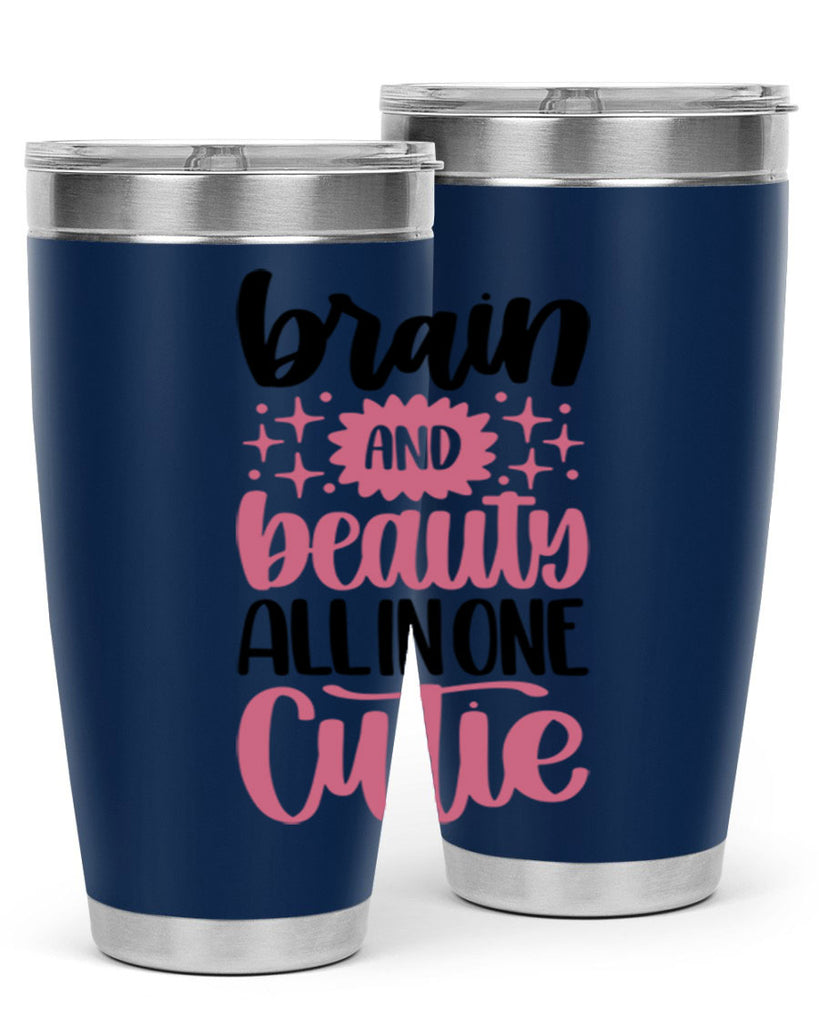 Brain And Beauty All In One Style 126#- make up- Tumbler