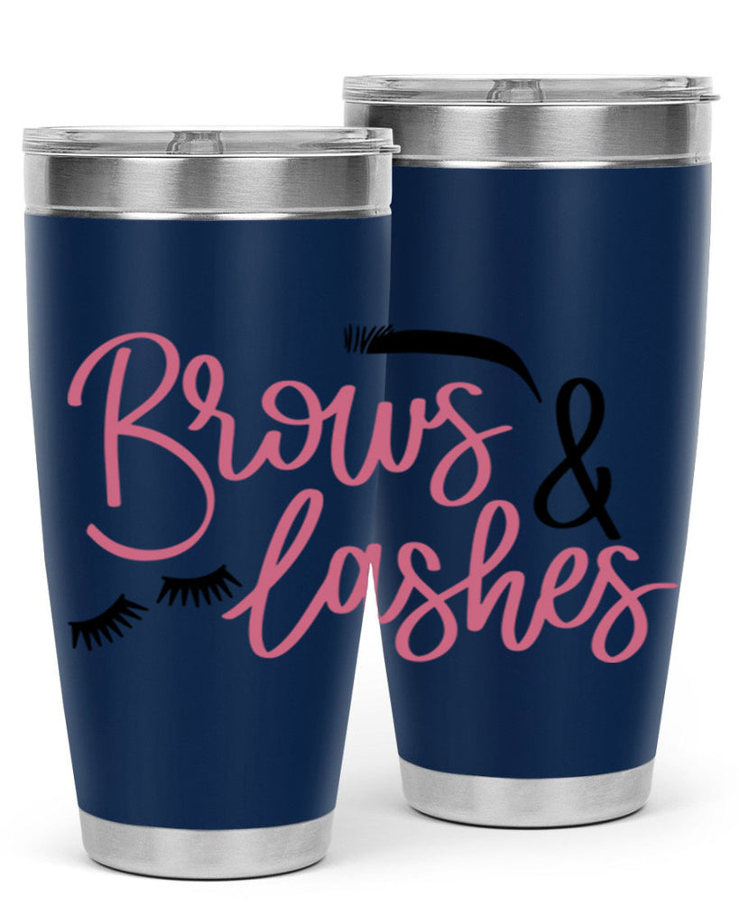 Brows Lashes Style 122#- make up- Tumbler