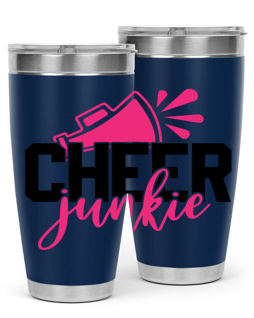Cheer junkie 1390#- cheer- Tumbler