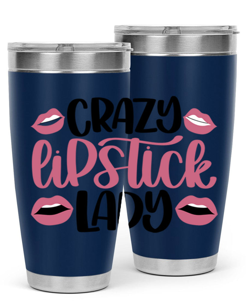 Crazy Lipstick Lady Style 107#- make up- Tumbler