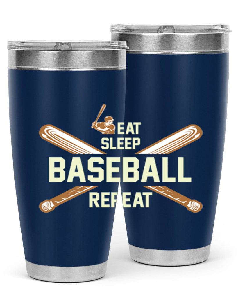 Eat 1285#- baseball- Tumbler