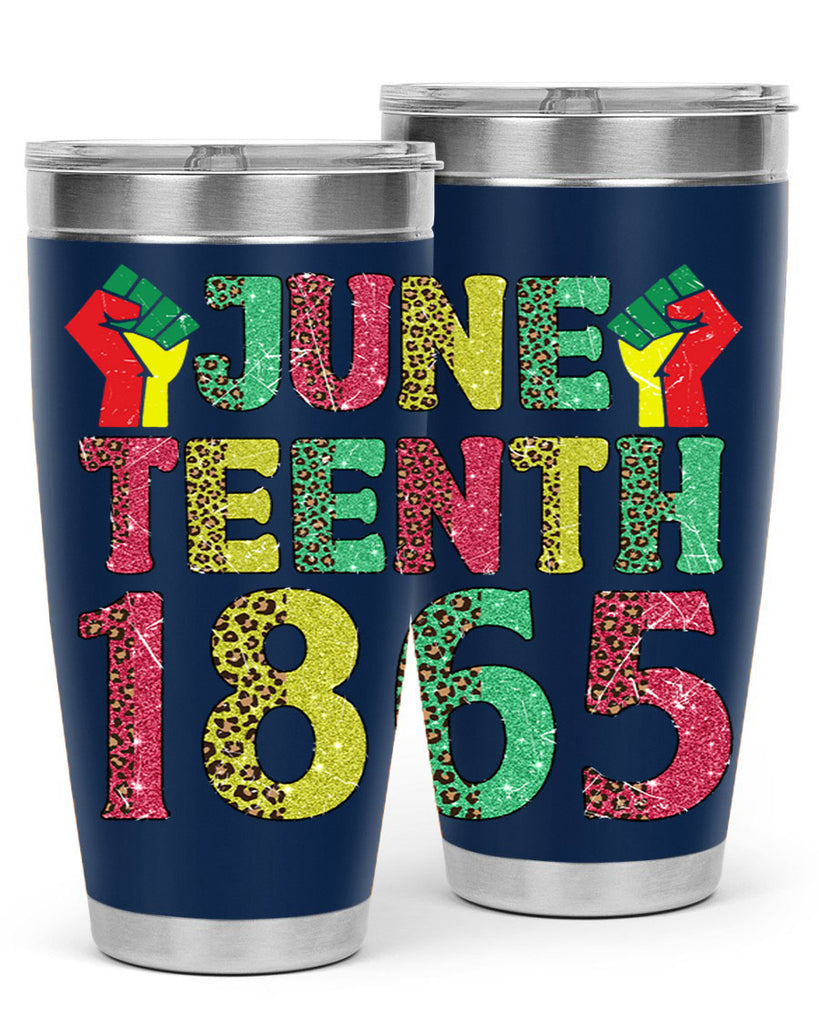 Fist Juneteenth Since 1865 Design Png 10#- Juneteenth- tumbler
