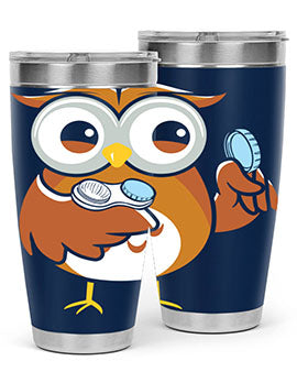 Funny Owl Contact Lens Case A TurtleRabbit 6#- owl- Tumblers