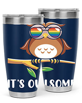 Funny Owl Gift Im Owlsome A TurtleRabbit 7#- owl- Tumblers