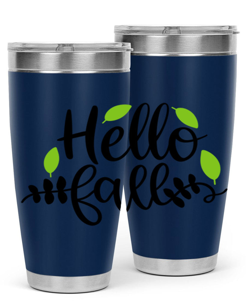 Hello Fall 283#- fall- Tumbler