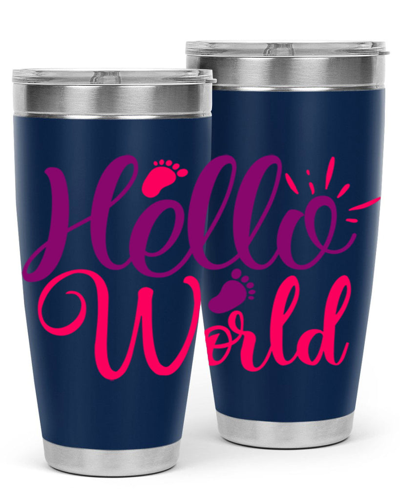 Hello World Style 260#- baby- tumbler