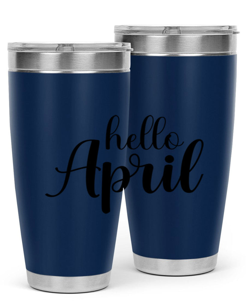 Hello april  219#- spring- Tumbler