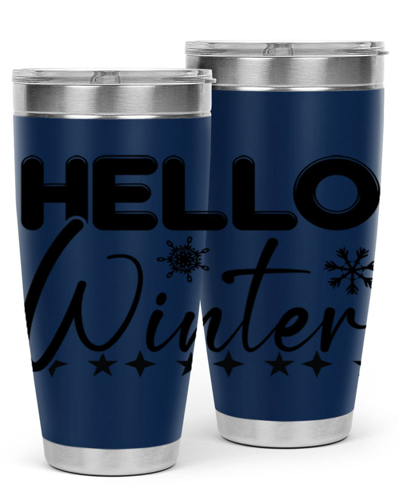 Hello winter 183#- winter- Tumbler