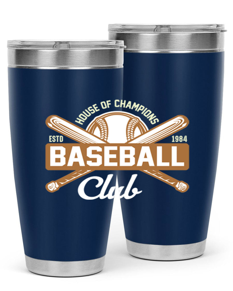 House 1178#- baseball- Tumbler