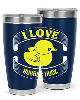 I Love Rubber duck Style 41#- duck- Tumbler