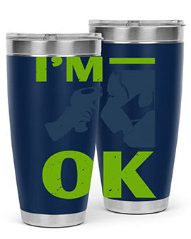 Im ok Style 30#- corona virus- Tumbler