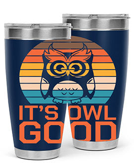 Its Owl Good Retro Owl A TurtleRabbit 10#- owl- Tumblers