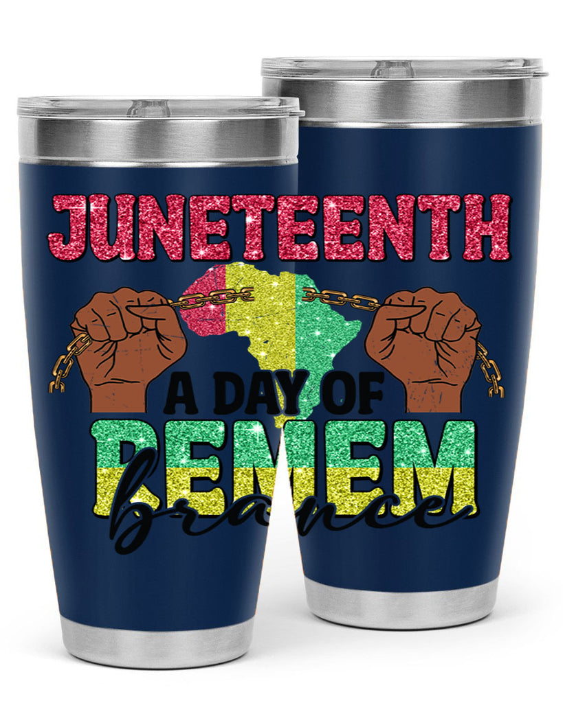 Juneteenth A Day Of Remembrance Png 9#- Juneteenth- tumbler