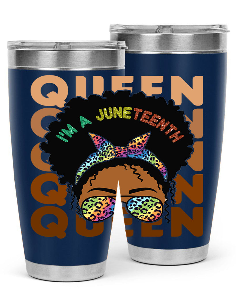 Juneteenth Queen Swag Black Melanin Png 26#- Juneteenth- tumbler
