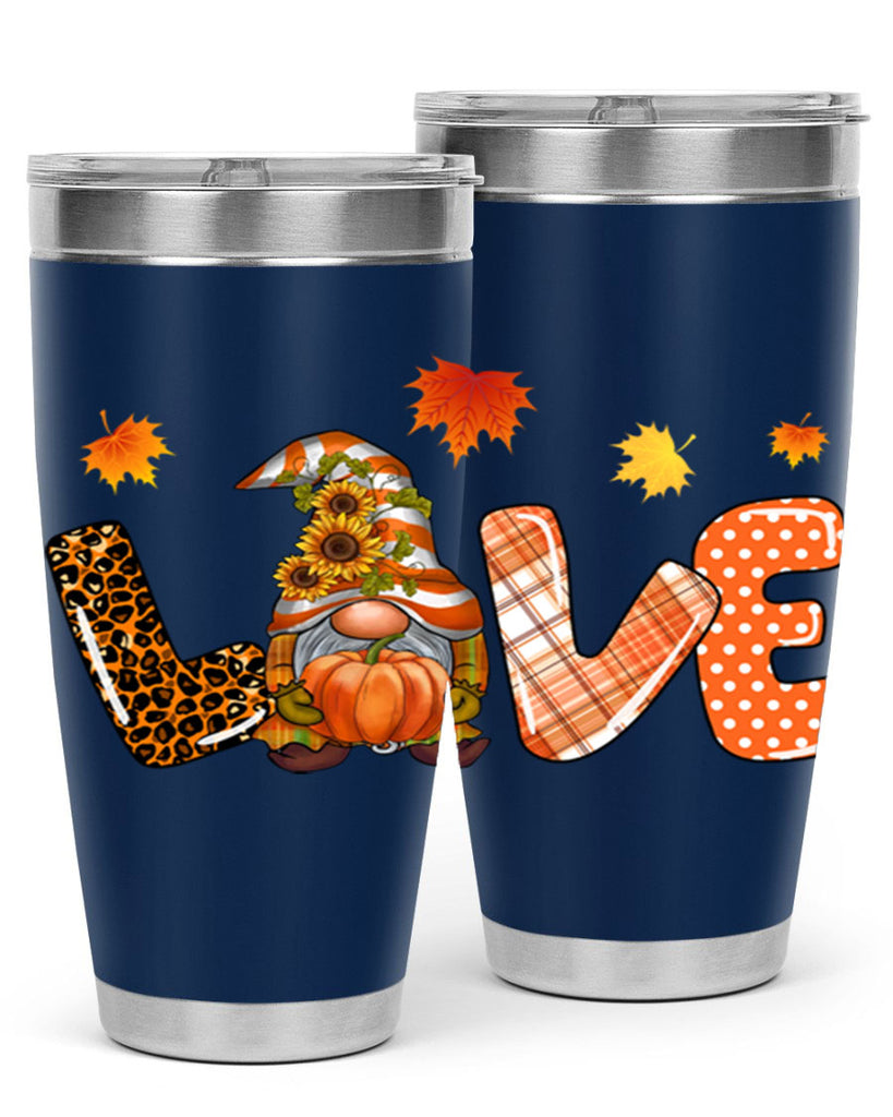 LOVEFallGnomeAutumn 416#- fall- Tumbler
