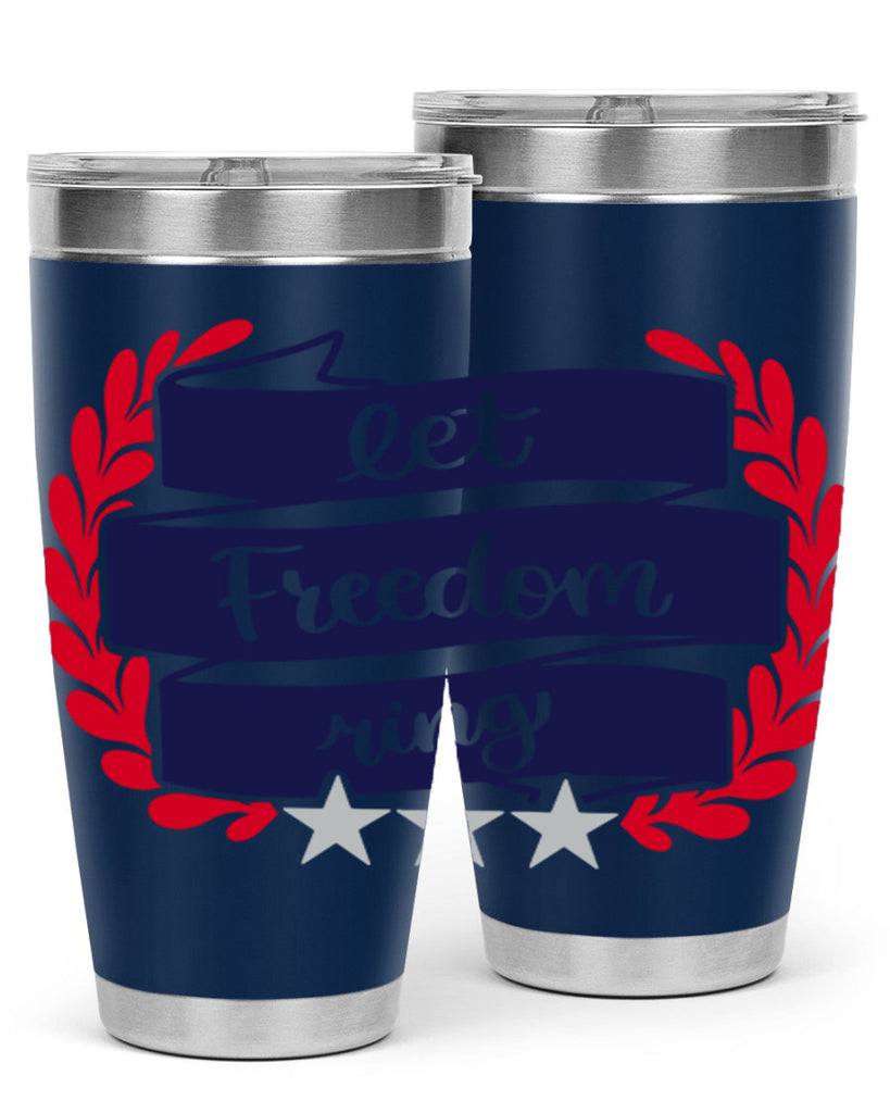 Let Freedom Ring Style 159#- Fourt Of July- Tumbler