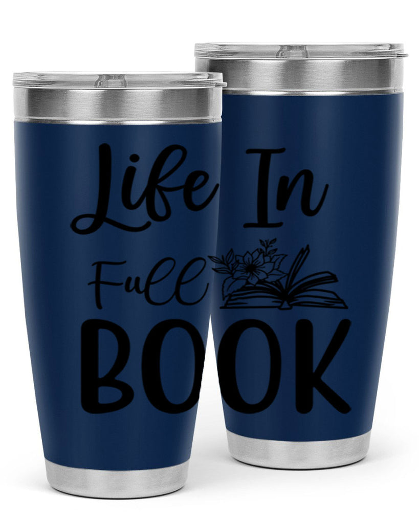Life In Full Book 297#- spring- Tumbler