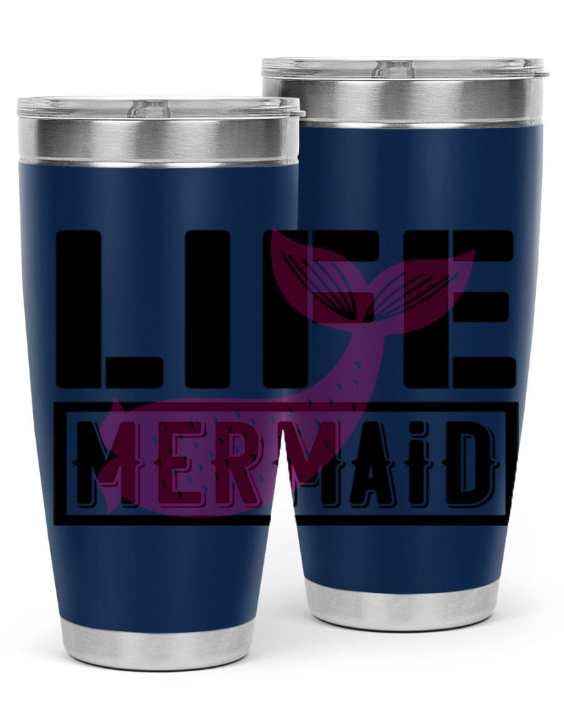 Life mermaid 303#- mermaid- Tumbler