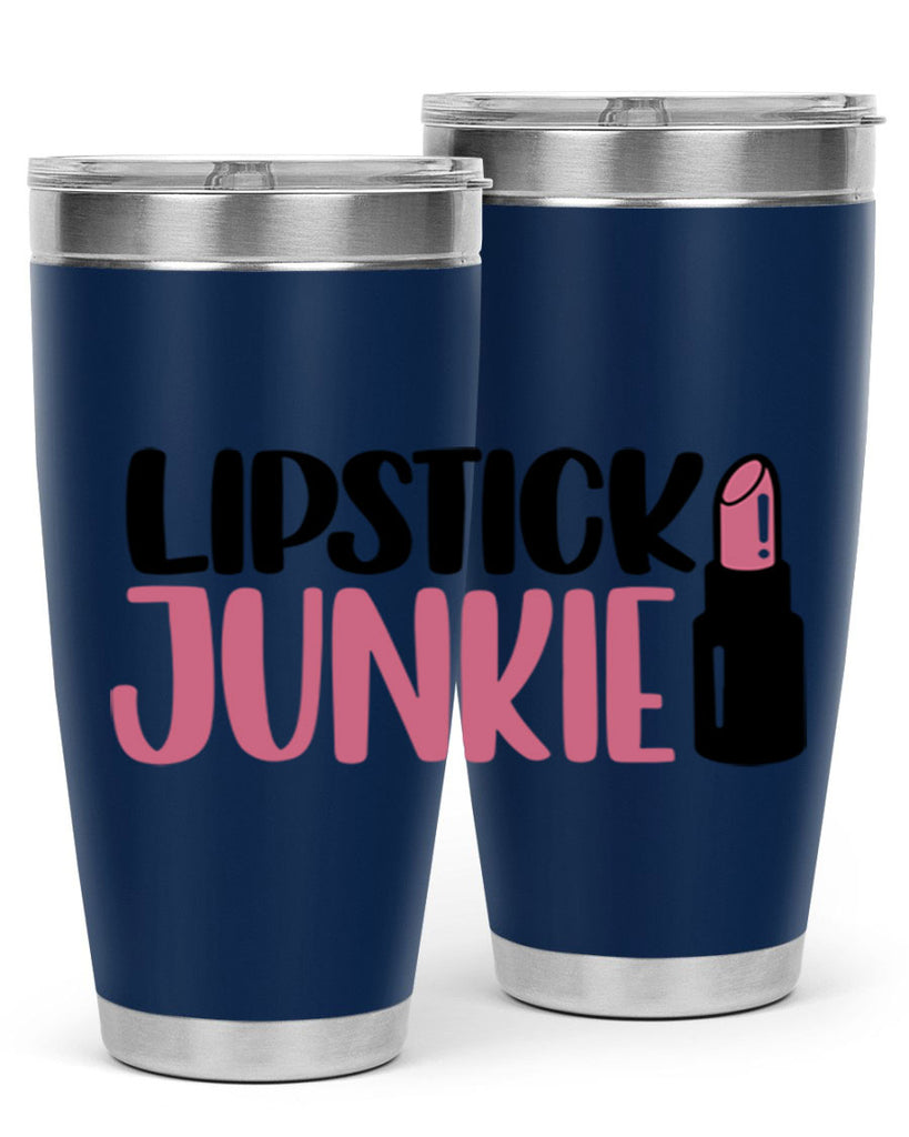Lipstick Junkie Style 56#- make up- Tumbler