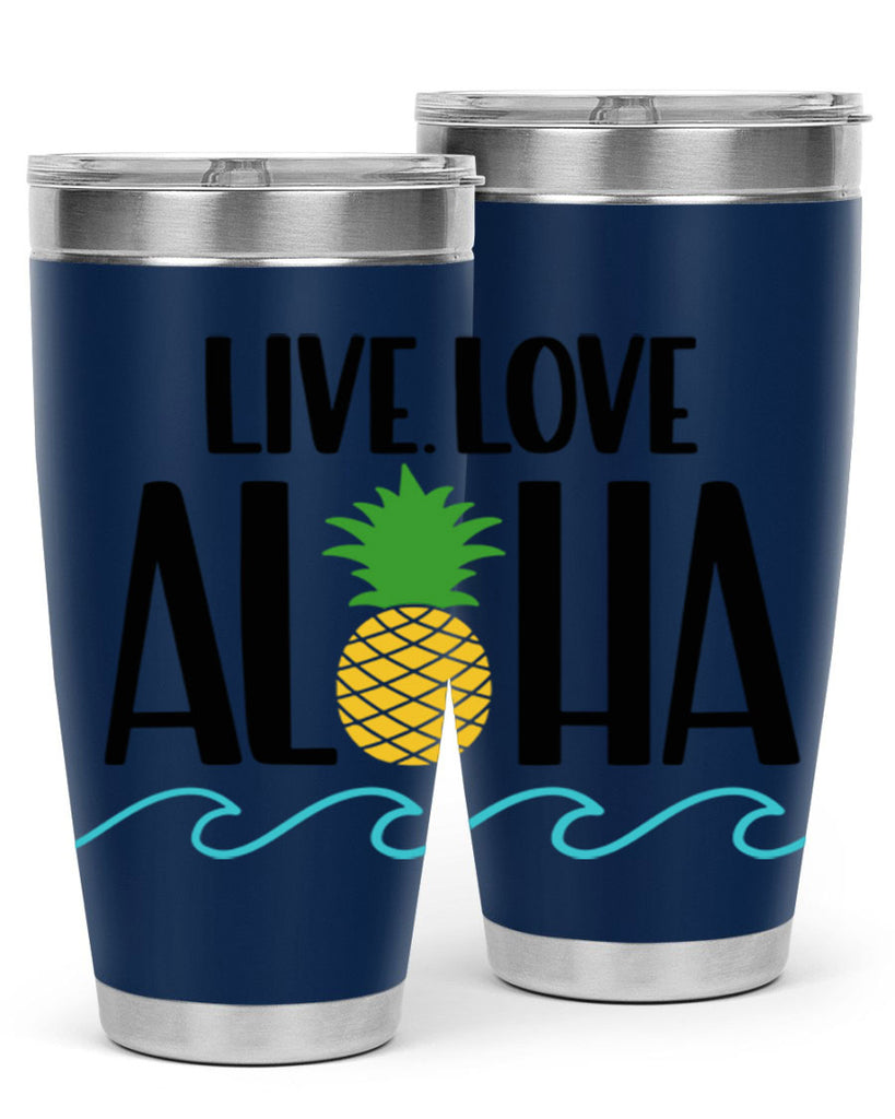 Live Love Aloha Style 30#- summer- Tumbler