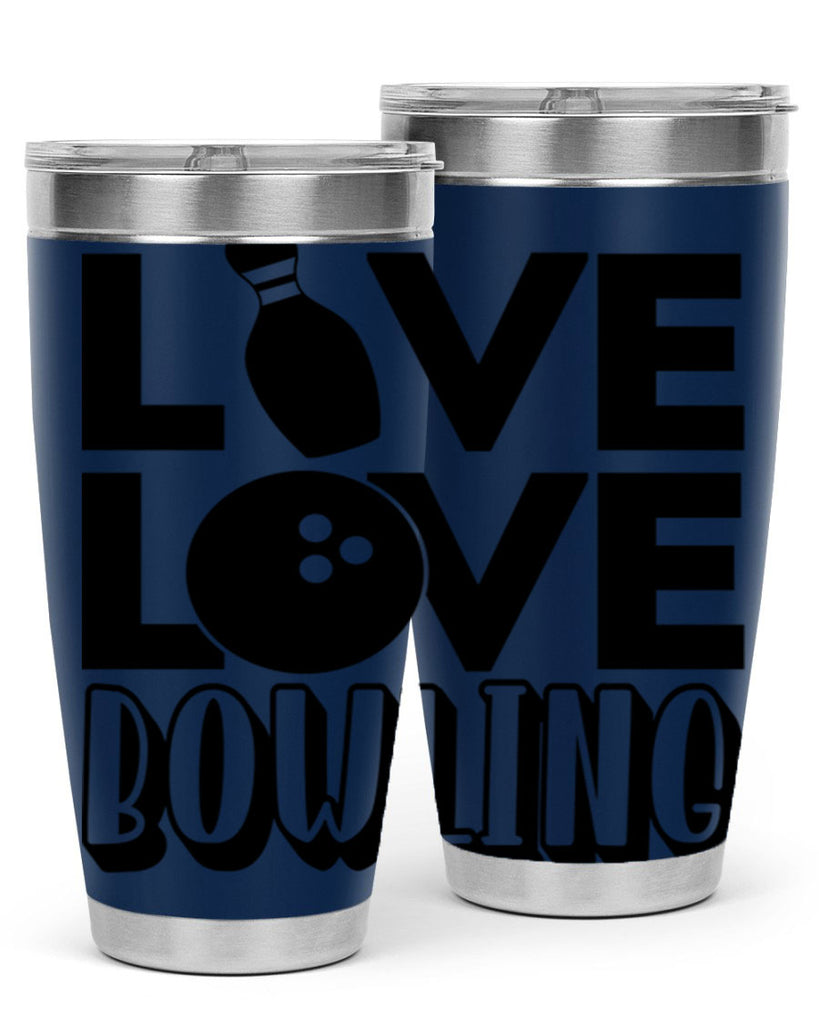 Live Love Bowling 833#- bowlig- Tumbler