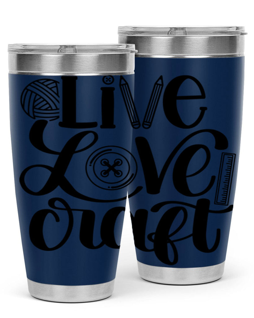 Live Love Craft 14#- crafting- Tumbler
