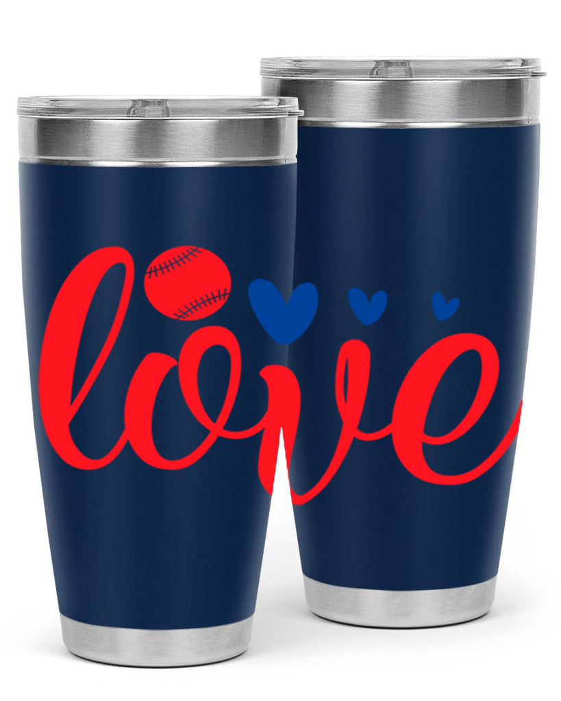 Love 2052#- baseball- Tumbler