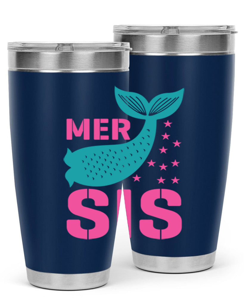 Mer Sis 345#- mermaid- Tumbler