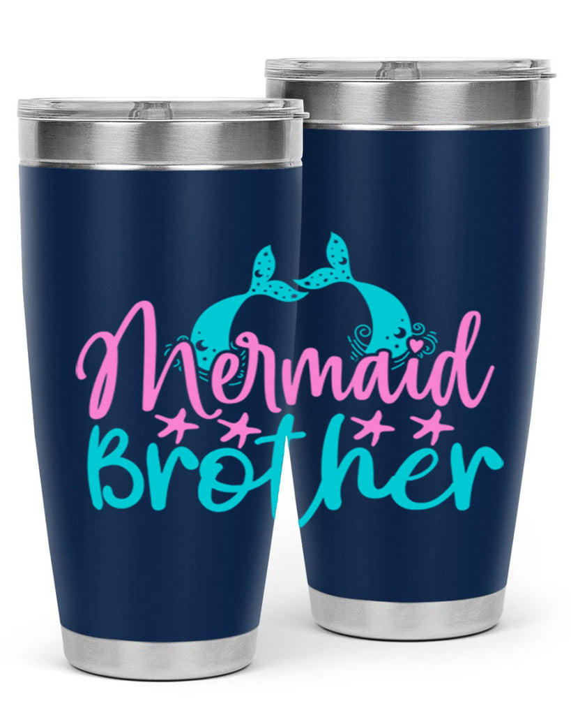 Mermaid Brother 354#- mermaid- Tumbler