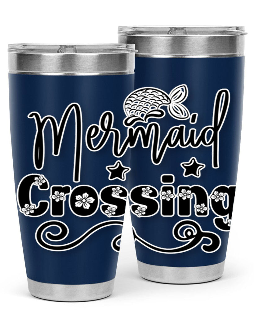 Mermaid Crossing 400#- mermaid- Tumbler