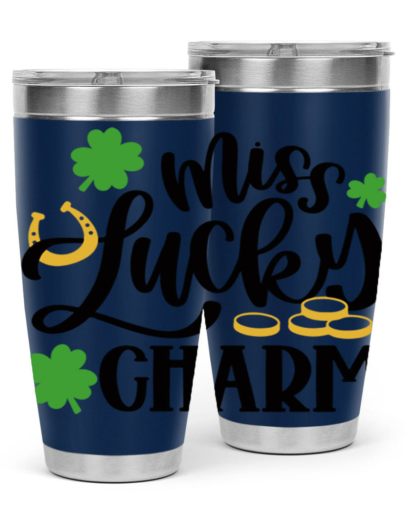 Miss Lucky Charm Style 47#- St Patricks Day- Tumbler