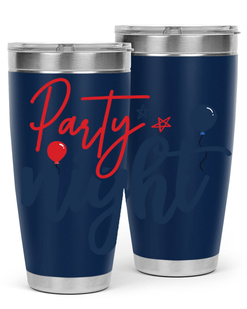 Party Night Style 84#- Fourt Of July- Tumbler