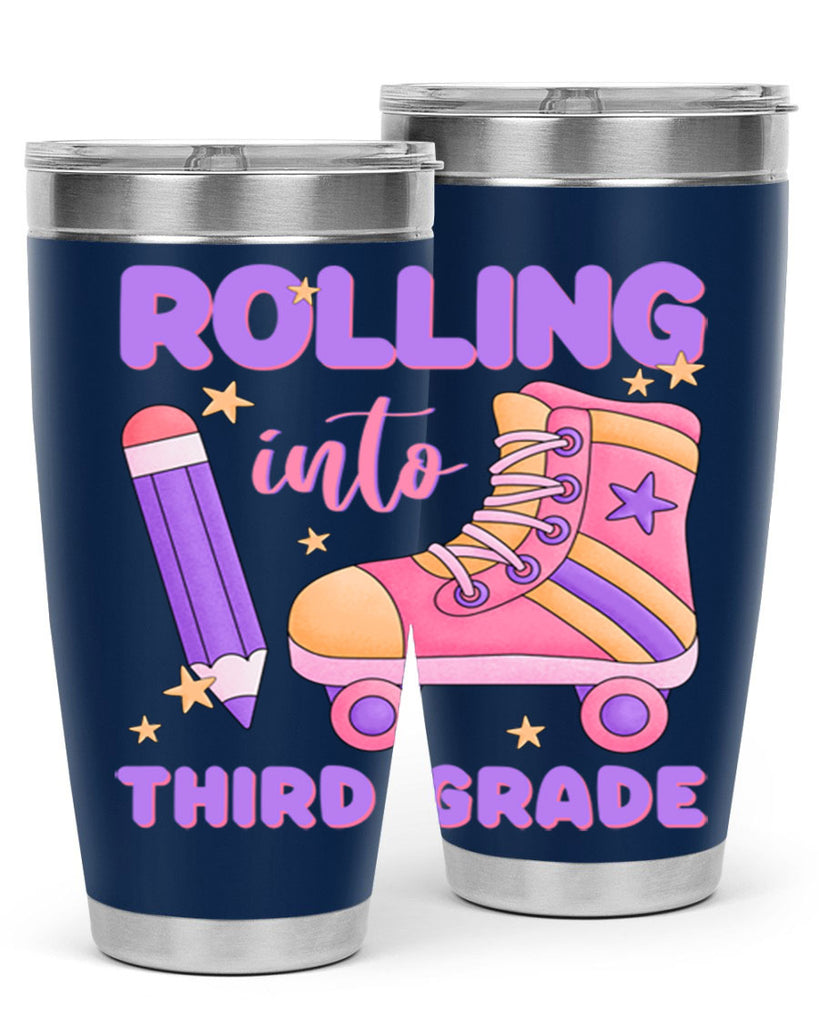 Rolling into 3rd Grade 24#- 3rd grade- Tumbler