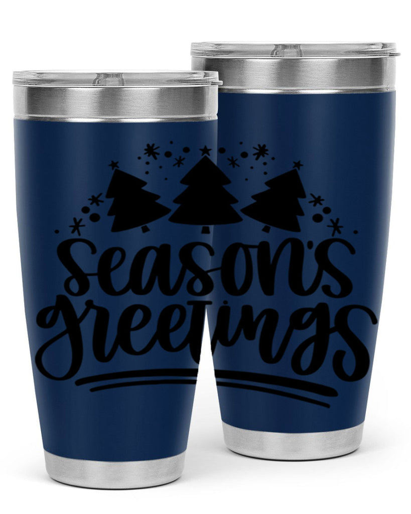 Seasons Greetings345#- winter- Tumbler