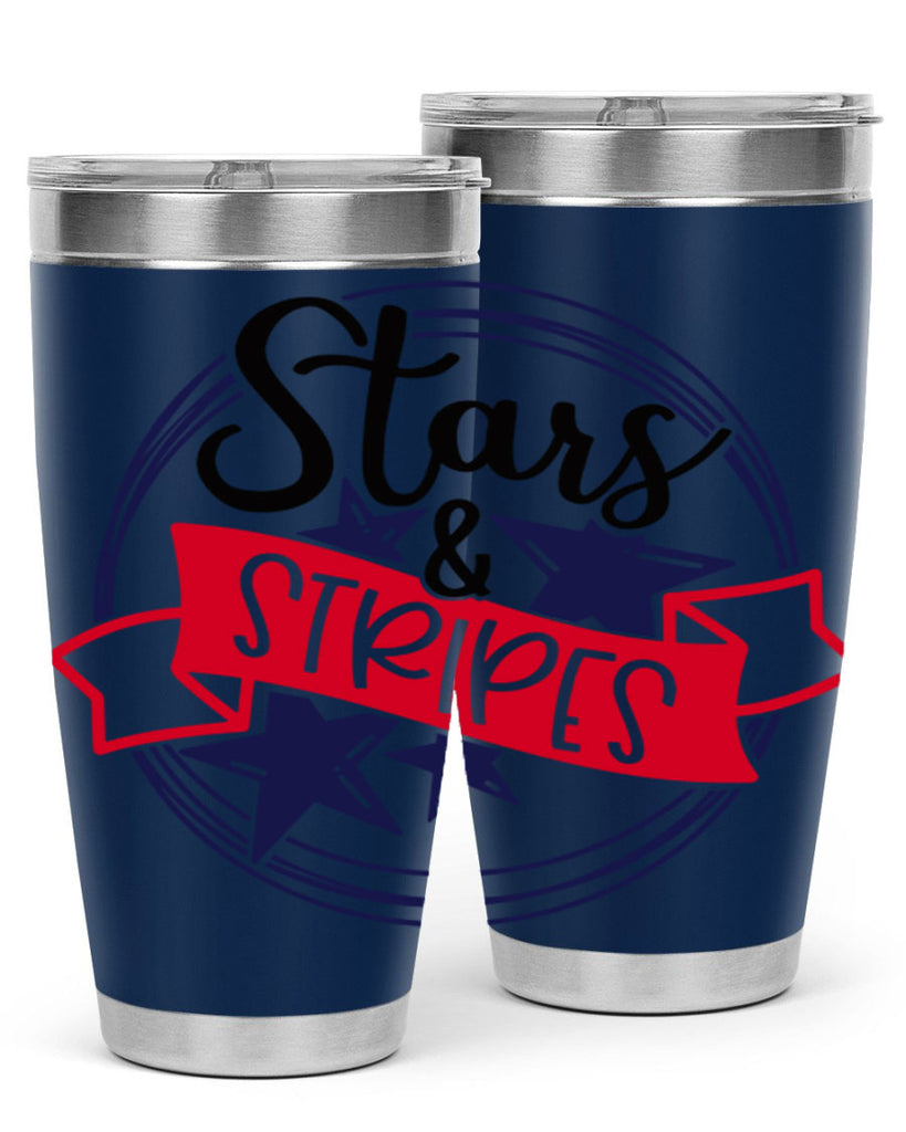 Stars StripeS Style 174#- Fourt Of July- Tumbler