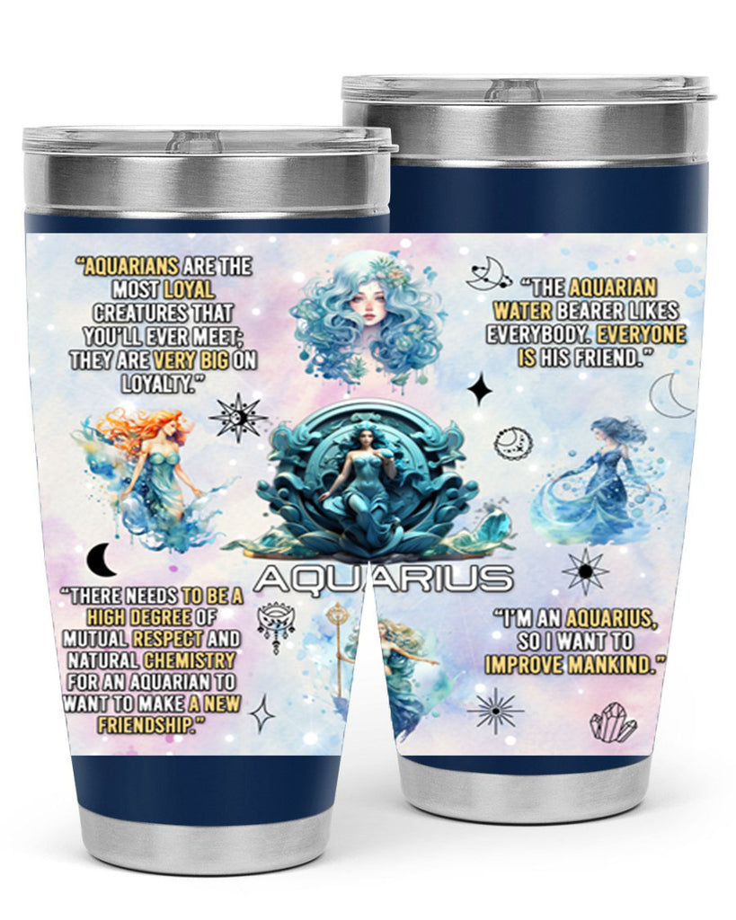 StraightAquarius 468#- zodiac- Tumbler