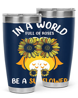 Sunflower Owl In A World A TurtleRabbit 18#- owl- Tumblers