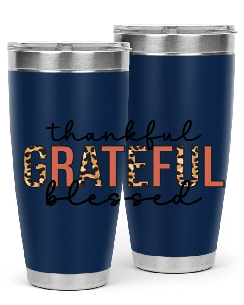 Thankful grateful blessed 602#- fall- Tumbler