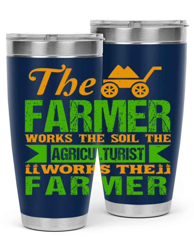 The farmers work the soil 33#- farming and gardening- Tumbler