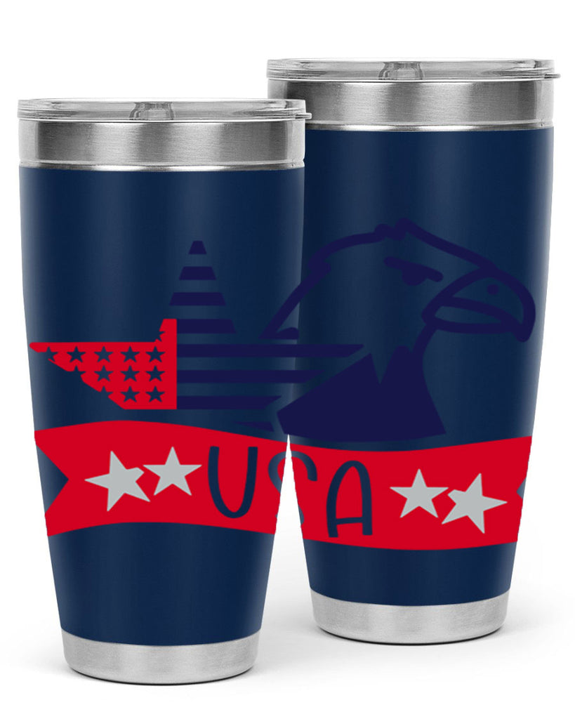 USA Style 182#- Fourt Of July- Tumbler