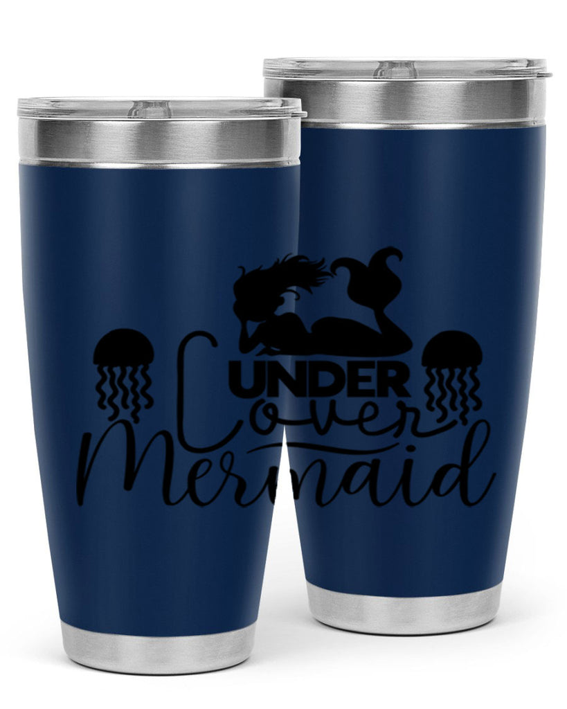 Under Cover Mermaid 642#- mermaid- Tumbler