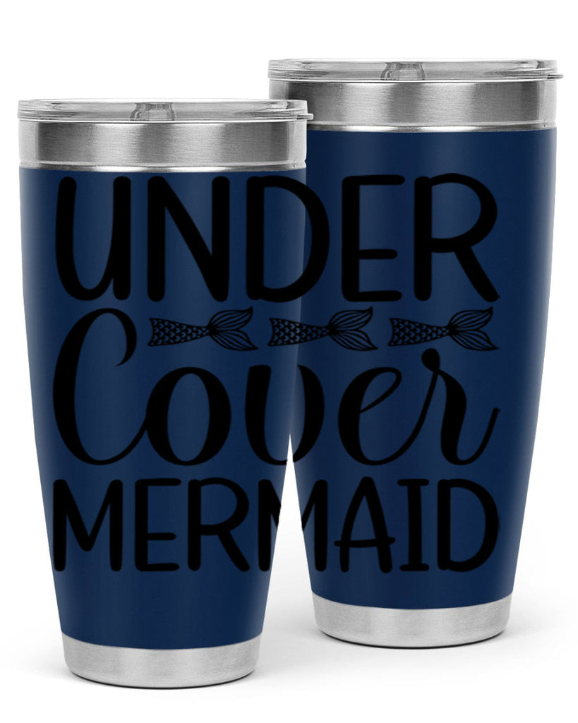 Under Cover Mermaid 647#- mermaid- Tumbler