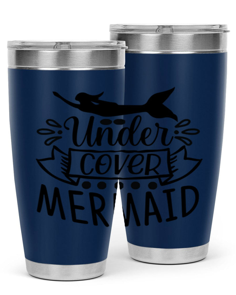 Under cover mermaid 645#- mermaid- Tumbler