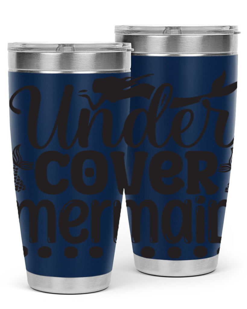 Under cover mermaid 649#- mermaid- Tumbler