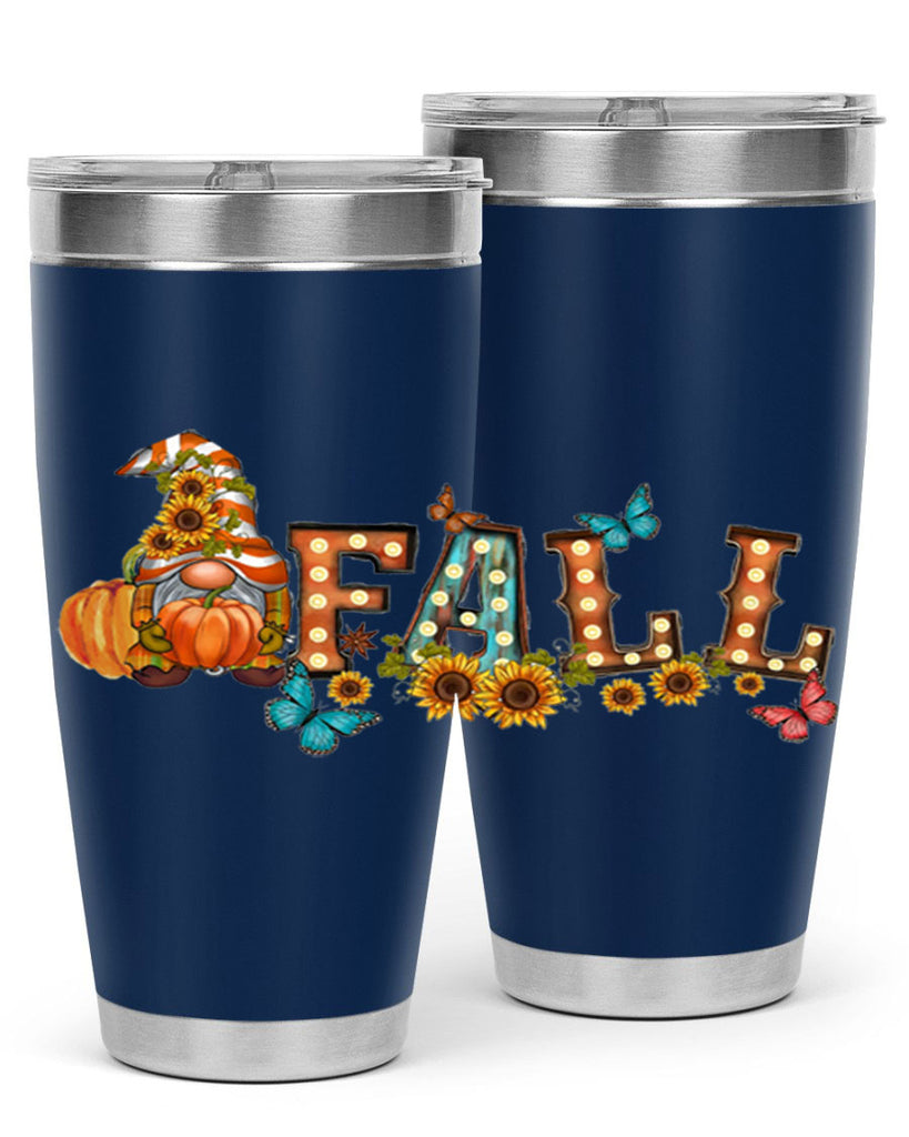 VintageFallGnome 626#- fall- Tumbler