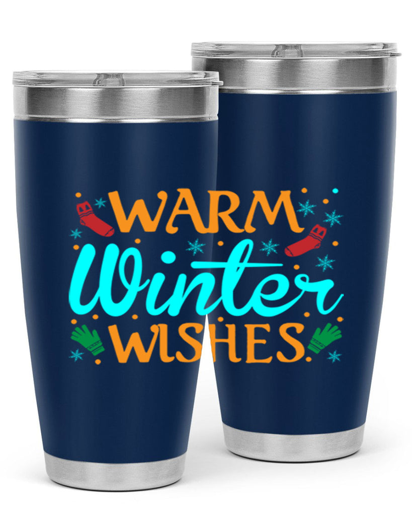 Warm Winter Wishes 465#- winter- Tumbler