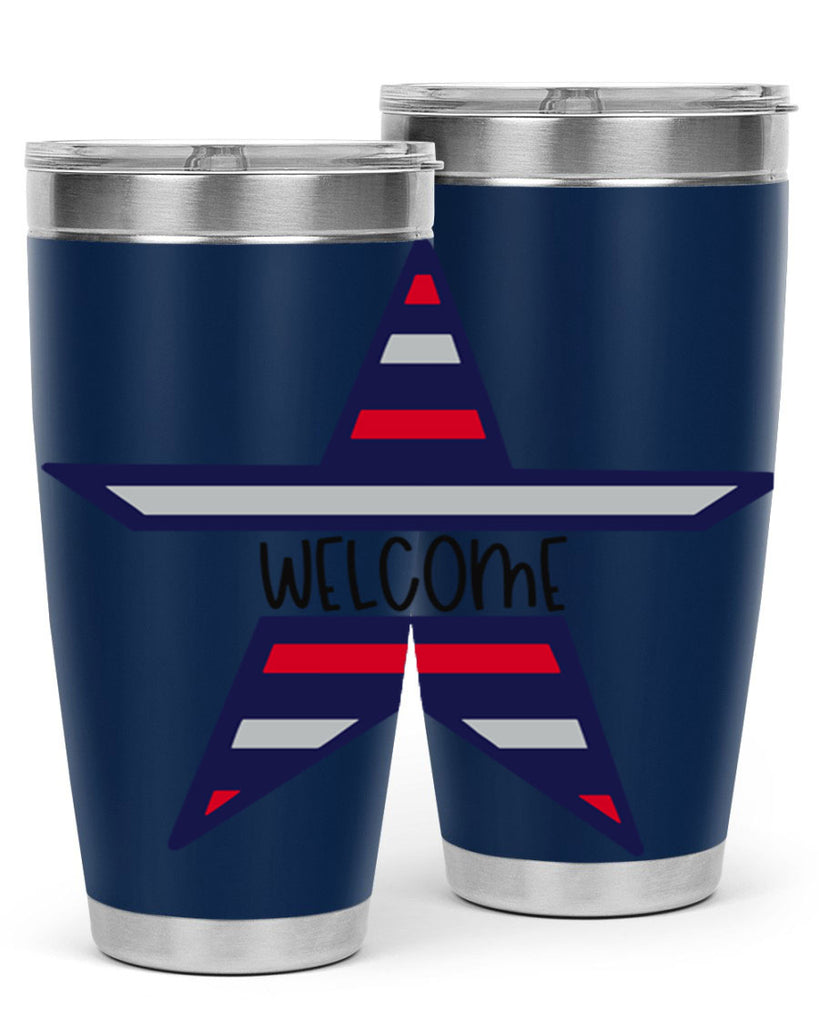Welcome Style 186#- Fourt Of July- Tumbler