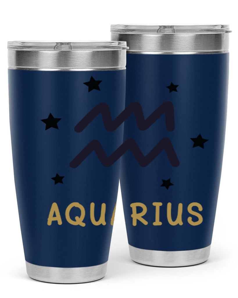 aquarius 83#- zodiac- Tumbler